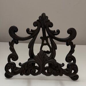 Cast Iron Easel Picture Frame Art Book Display Stand Holder